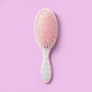 SCL Gingham Hairbrush